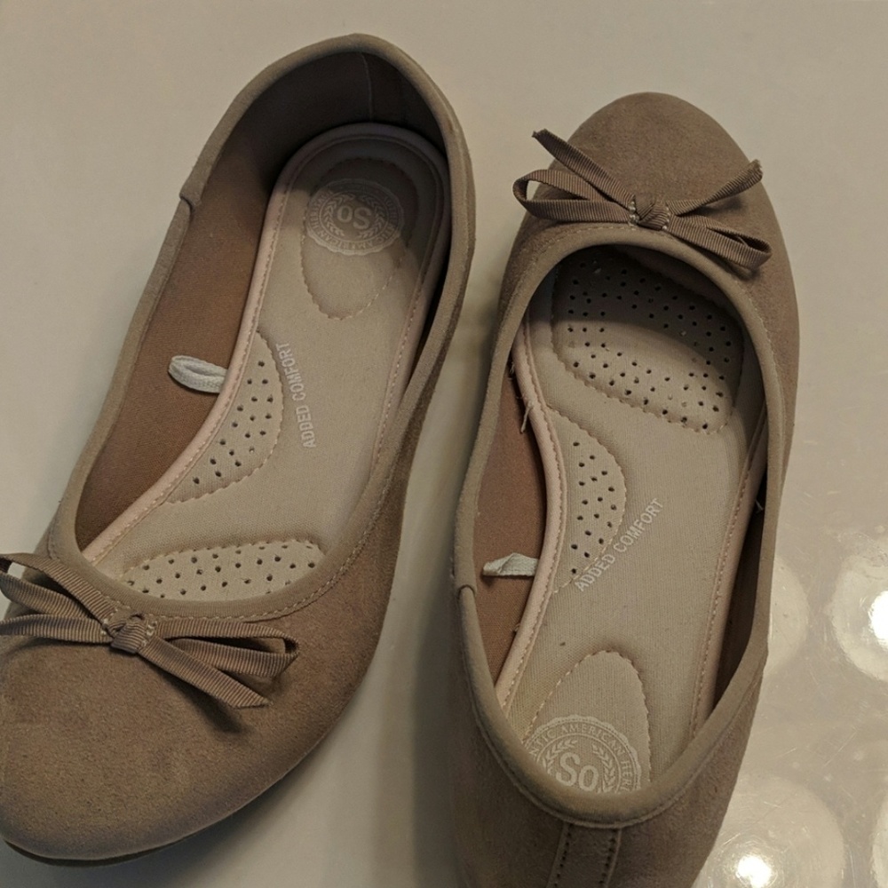 Suede flats